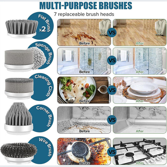 Electric Spin Scrubber- Deep Clean Brush