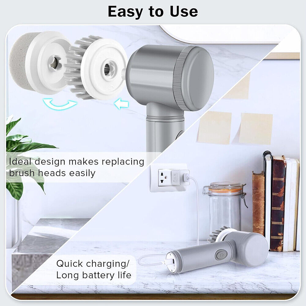 Electric Spin Scrubber- Deep Clean Brush