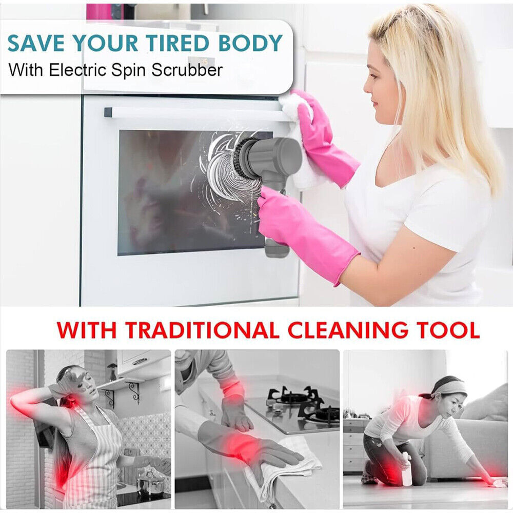 Electric Spin Scrubber- Deep Clean Brush