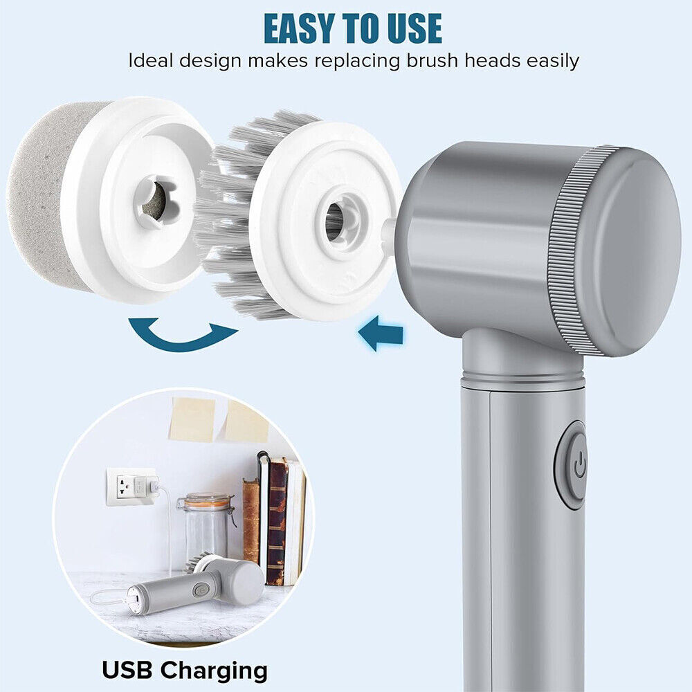 Electric Spin Scrubber- Deep Clean Brush