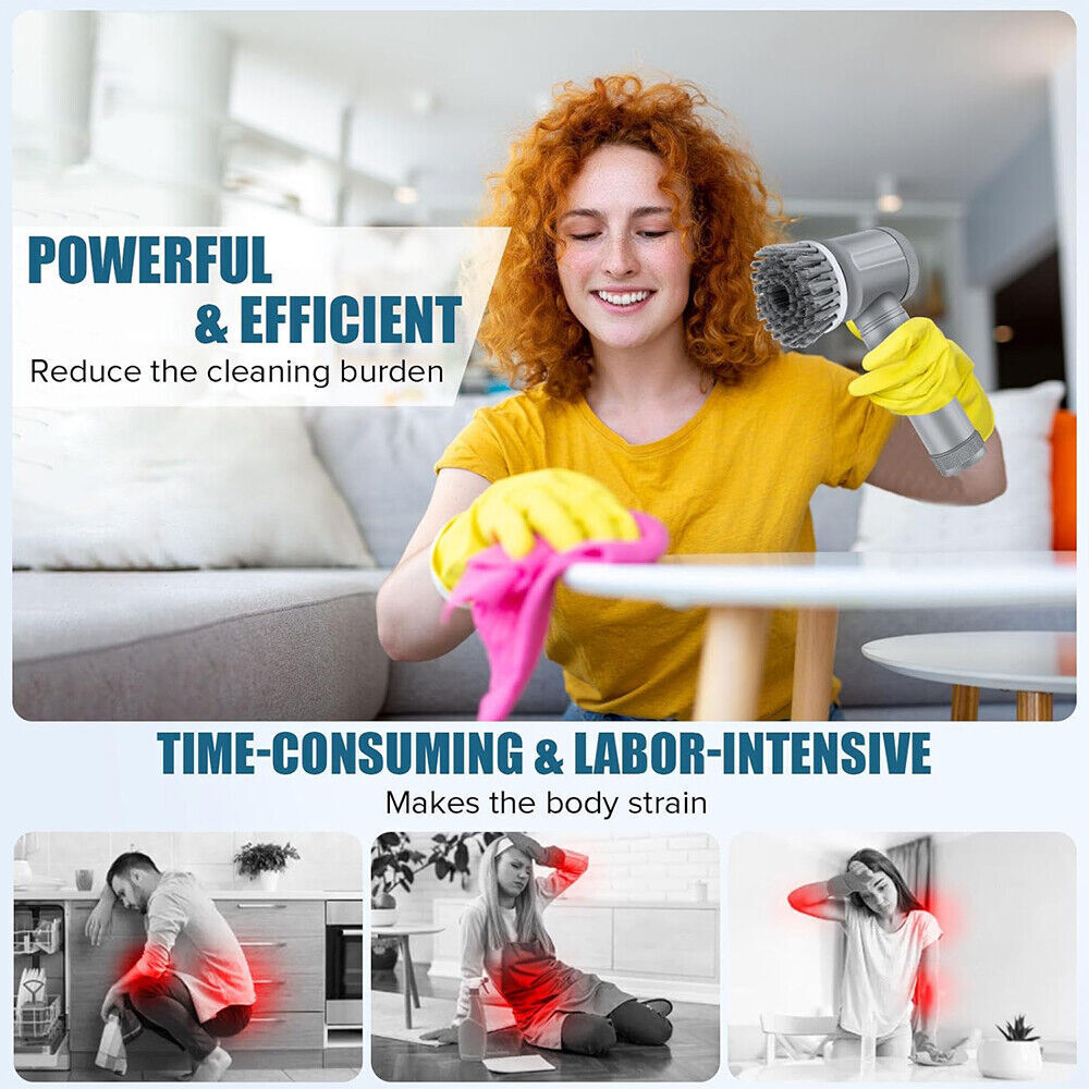 Electric Spin Scrubber- Deep Clean Brush
